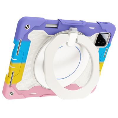 For Xiaomi Pad 6S Pro 12.4 Anti-Drop Tablet Case PC+Silicone Cover with Kickstand