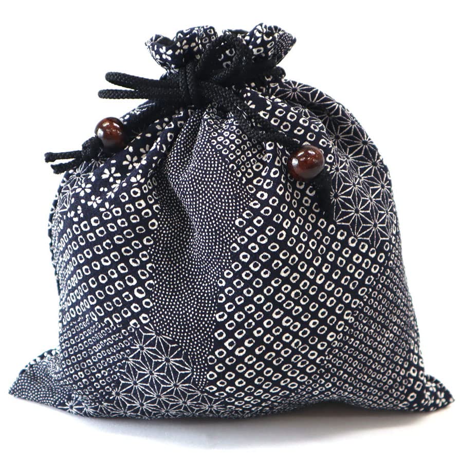 

Japanese Pattern Drawstring Accessory Made in Chirimen Fabric with Goshuin Book Gift Bag Pattern [COCOLUCK] Bag, Case, Japan, Lining, Case, Washable,