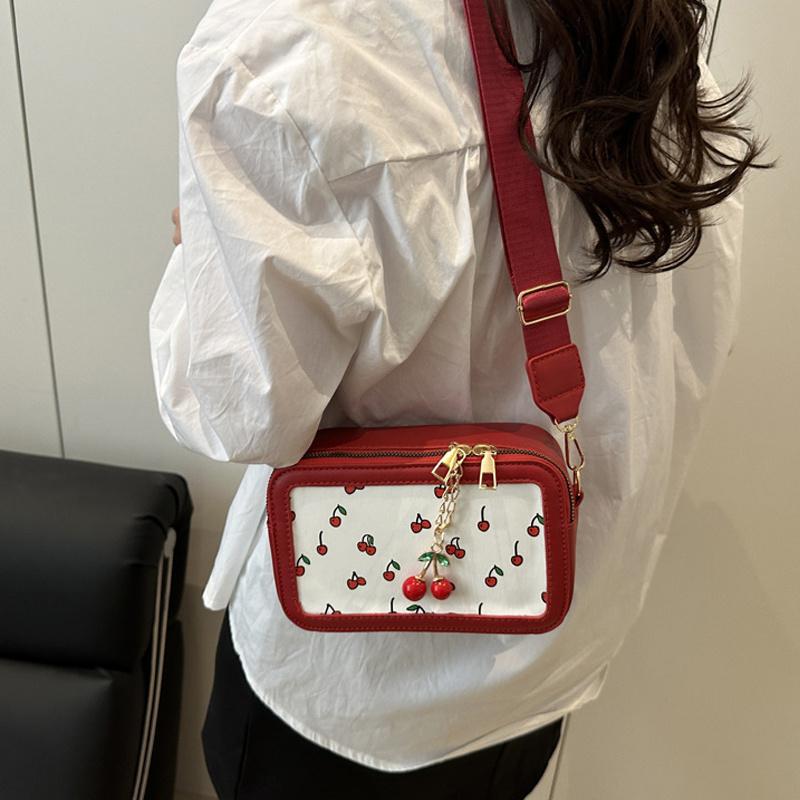 Summer New Stylish Small Square Bag Fashionable Simple Style Casual Crossbody Shoulder Bag Square Handbag Purse