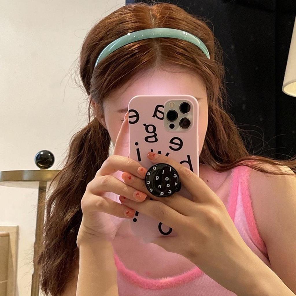 Translucent Plastic Headbands With Teeth Solid Color Hairbands For Women Head Hoop Band Antiskid Hair Hoops Hair Accessories