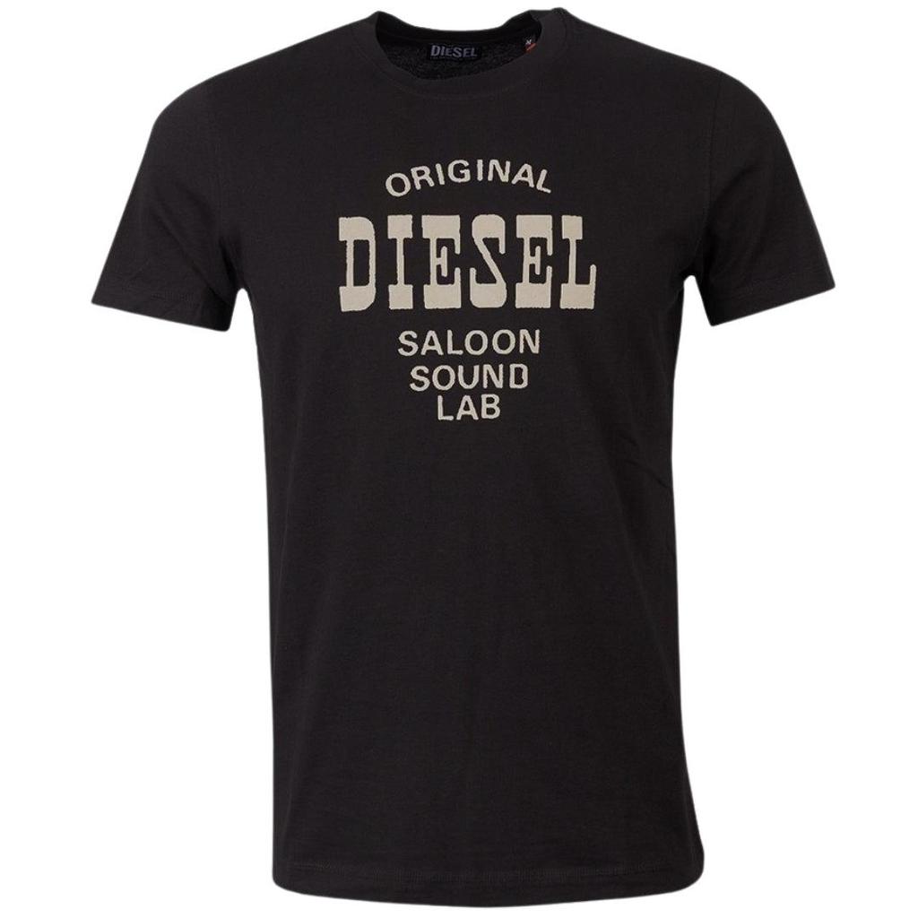 Diesel Unisex Adult Saloon Sound Lab Logo T-Shirt