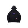 Li Ning X QQ Dance Colaboración Sudadera con Capucha Holgada para Hombre Sudaderas Estándar-Negro AWDQC37-2