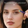 High Precision Stainless Steel Anti-Slip Tweezers, Slant Tip Brow Clip, Eyelash Extension & Facial Hair Plucking Beauty Grooming