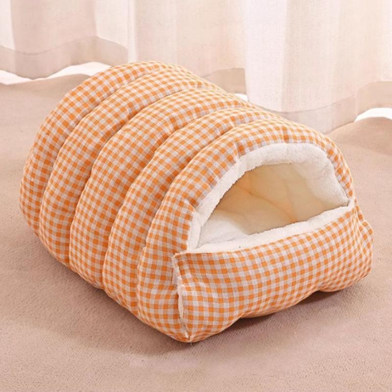 Pet Cat Dog House Indoor Winter Soft Warm Thickened Foldabl Cat And Dog Bed Semienclosed Cat Bed Cat Dog Nests Pet Supplies