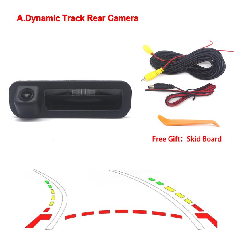Trunk Handle Camera For Ford Tourneo Connect Wango 2014~2017 2018 2019 2020 HD CCD backup Parking Camera Dynamic trajectory
