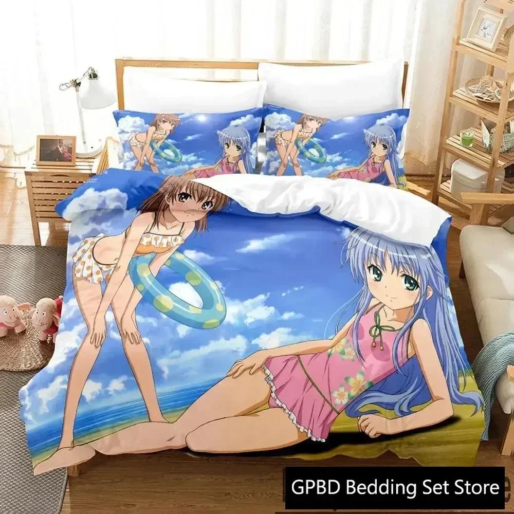 3D Misaka Mikoto A Certain Magical Index Railgun Beding Set Bedrom Soft Modern Bedspreads Comefortable Soft durable Quality Duvet Cover Pilowcase