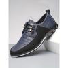 Men S British Style Comfortable Large Size Casual Fashion Leather Daily Shoes