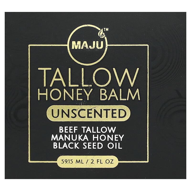 Tallow Honey Balm, Unscented, 2 Fl Oz (59.15 Ml)