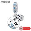 Copper Metal Cat Claw Fish Bone Footprints Charm Bead Component Compatible With High Quality Fine Bracelet High Quality Fine Jewelry Bead Components
