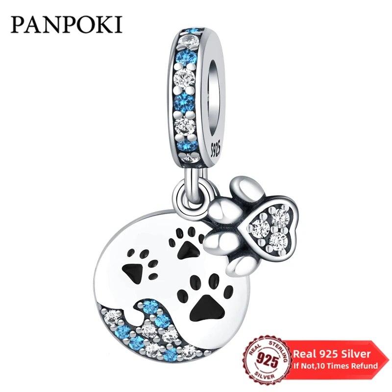Copper Metal Cat Claw Fish Bone Footprints Charm Bead Component Compatible With High Quality Fine Bracelet High Quality Fine Jewelry Bead Components