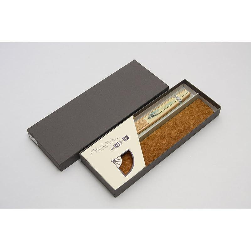 Used [New] [Hasegawa] Kyoto Fan, Mt. Fuji, Kyoto Craftsman Handmade Fan, Fan Bag Included, Presentation Box 0