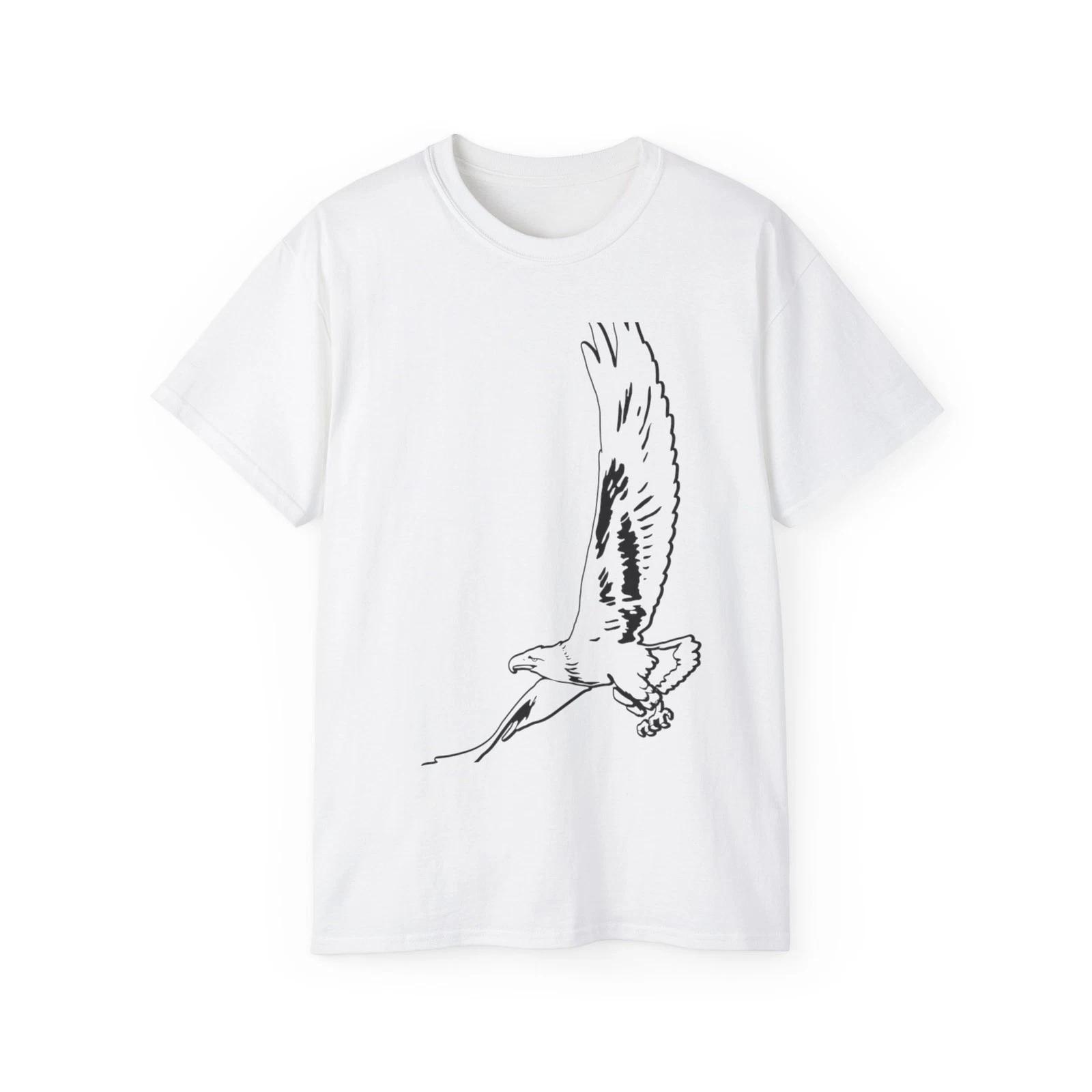 Eagle Bird Animal Nature Decorative | Custom Graphic T-Shirt 3XL