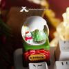 Weihnachts-Kristallkugel Harz Tastenkappe: Süßes, kreatives und originelles ESC-Tasten-Geschenk