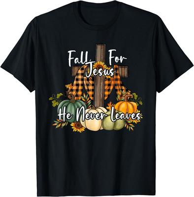 Fall Jesus Thanksgiving Design Tee Unisex T-shirt