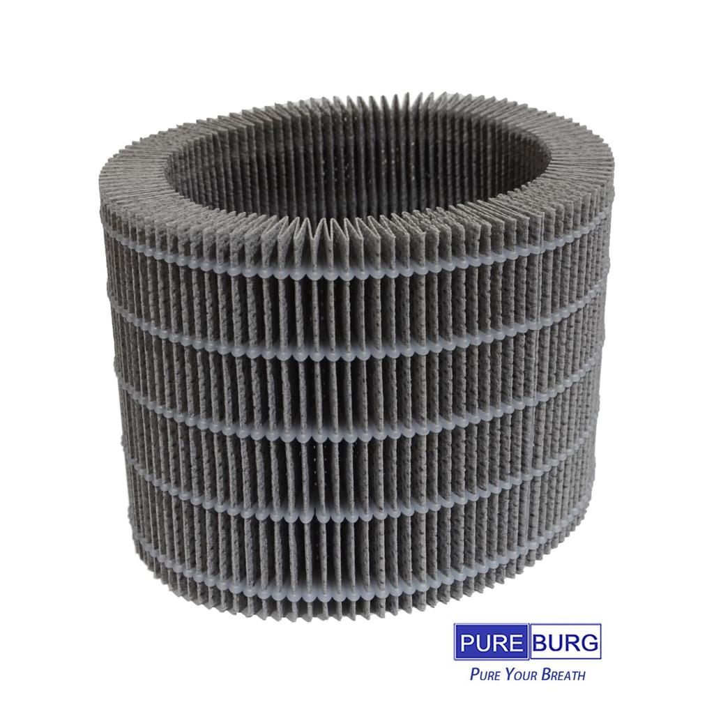 PUREBURG Replacement Filter Set for and IRIS OHYAMA Air Purifiers with Mat Size FLS-S20B, FLS-S202, FLH-SH20 (AAP-SH20A, KAP-SH201) Humidifier,