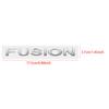 Car ABS Fusion Letter Emblem Sticker Auto Trunk Badge Decal For Ford Focus Mk2 Fiesta Kuga Explorer Mk4 Ranger Mk7 Mustang Party