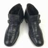 90s Vintage FREEMAN Pebble Leather Chukka Boots Black 8D 25.5 Dress shoes(USED)