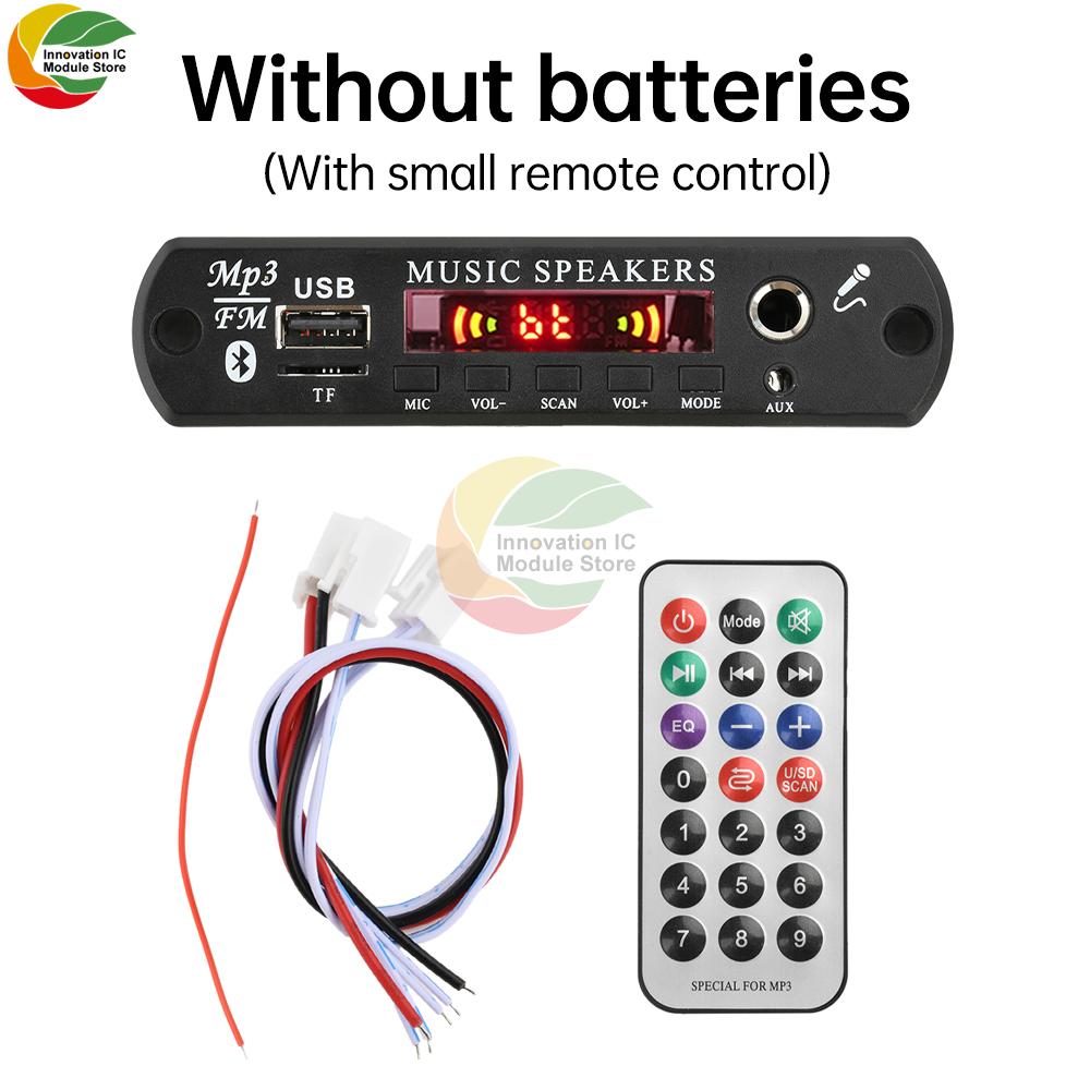 DC 6-24V MP3 BT Decoding Board Audio Decoding Module Power 2 * 80W With Amplifier Speaker Bt Amplifier Board Decoder