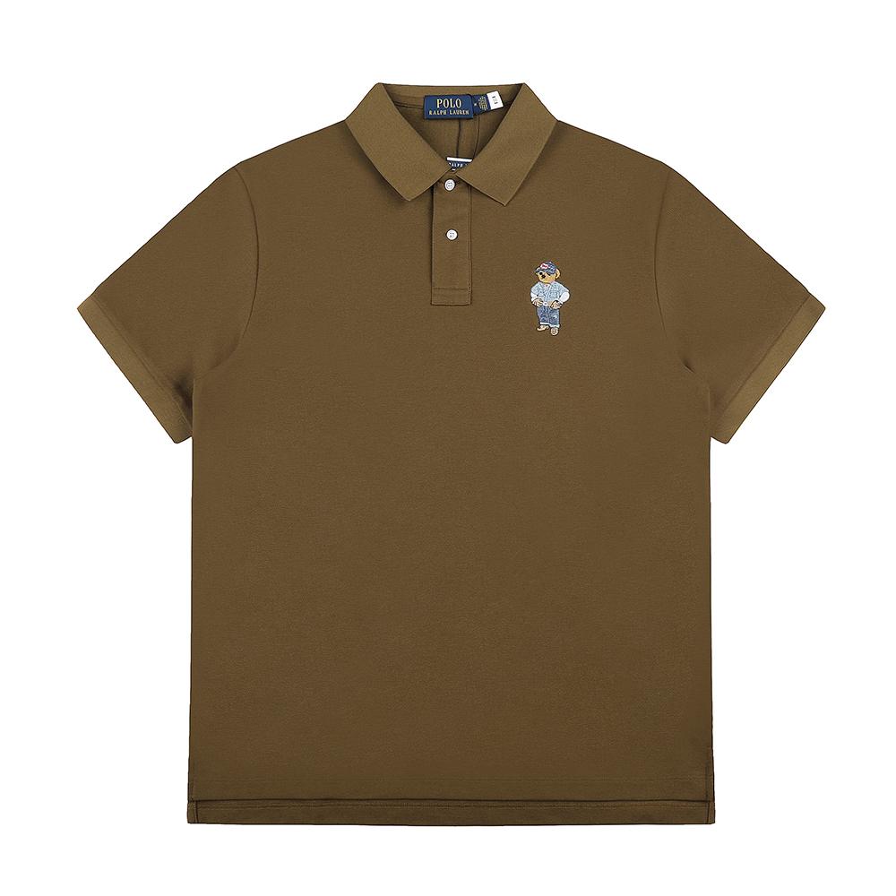 Ralph Lauren Letní Pánské a Dámské Pique Polo Tričko ze 100% Bavlny s Vyšívaným Logem Medvídka Polo