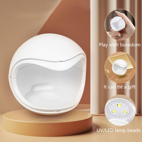 Lampe de polymérisation des ongles Portable Mini efficace double Source de lumière LED Mini lampe portative pour manucure Machine UV