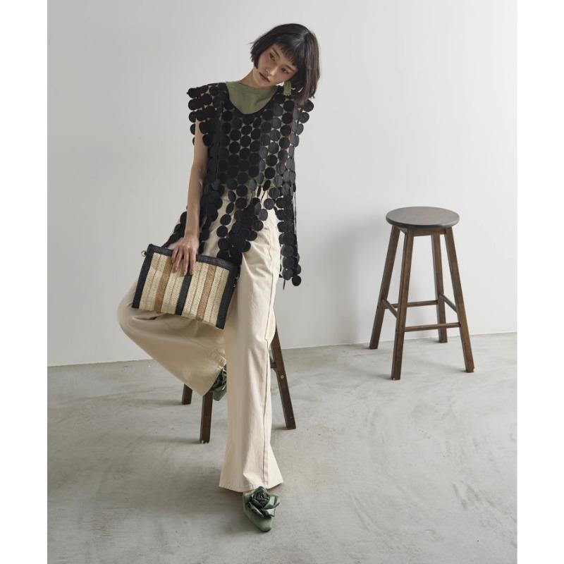 DIMANAF 2025 New T-Shirt Women Knitting Lace Vest Sleeveless Hollow Summer Style Basic Tops Loose