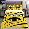 3pcs Duvet Cover Set (1*Duvet Cover + 2*Pillowcase, Without Core), AEK Athens FC Print Bedding Set, Bedroom Decor, All‑Season, Birthday Gift