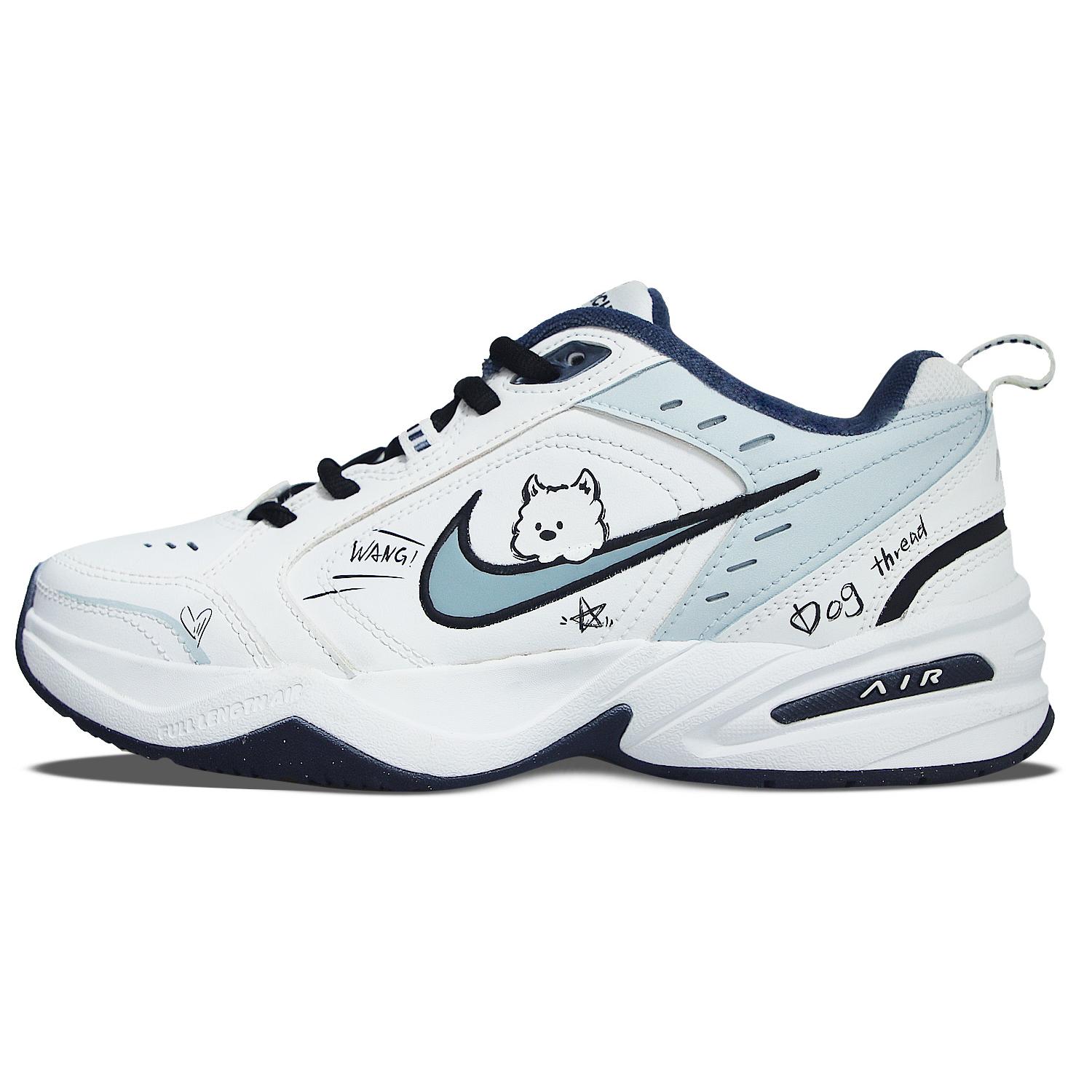 

Nike Air Monarch 4 Breathable Coverage Thermal Breathable Coverage Thermal Low top Chunky Sneakers Unisex Blue White 415445-102(Team115-) 38
