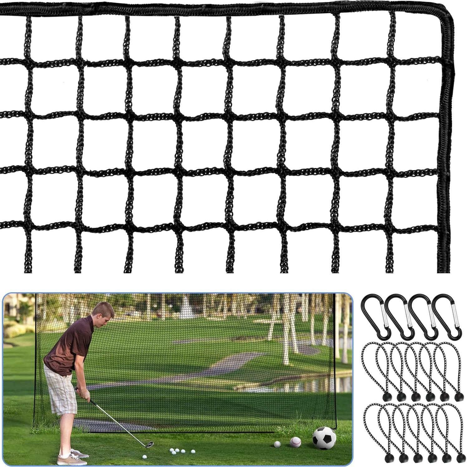 Golf Net,10/15/20Ft Golf Practice Net,Sports Practice Barrier Net, Heavy Duty Ball Netting Golf Hitting Net, DIY Ball Net,Baseball Net Hockey Net 2x2m