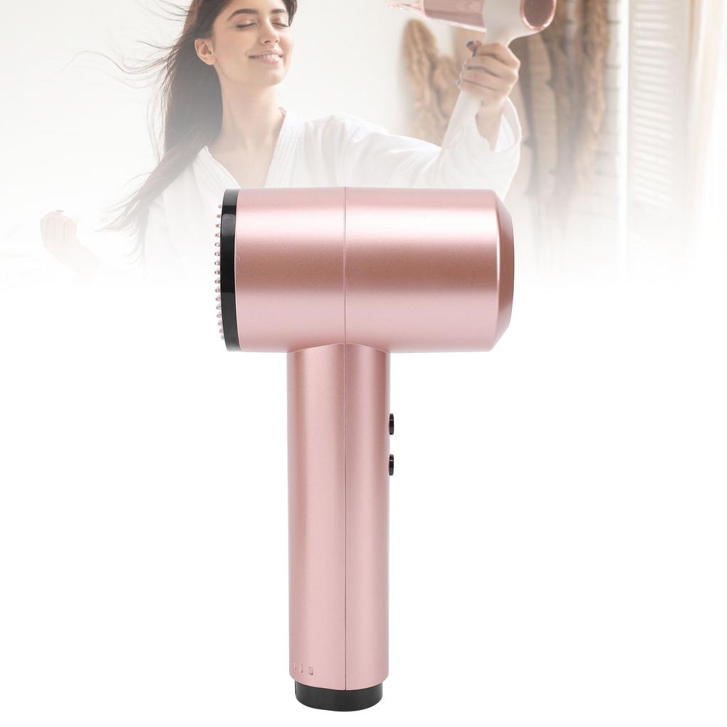 Rechargeable Cordless Hairdryer 5000mAh Batterry 6 Speed Adjustment Fast Drying Portable Travel Hairdryer for Home Camping