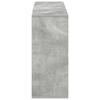 Sideboard Concrete Grey 120 x 30 x 75 cm Particleboard
