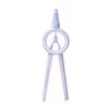 Push-Button Control Geometry Drawing Compass ABS Integrated Ruler Radius Pointer Compass  Exam Use