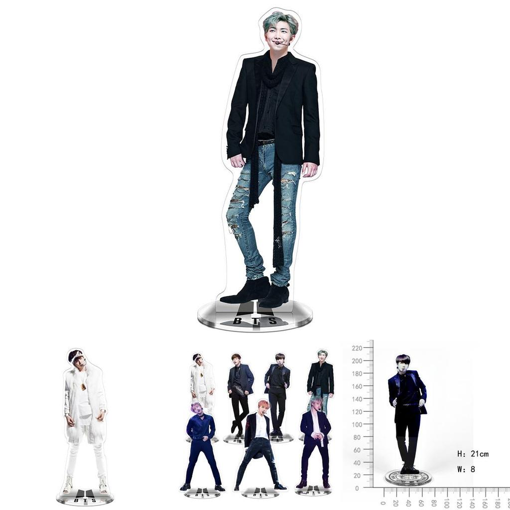 Premium Quality Kpop Bts Fake Love Yourself Acrylic Standee Action Figure Doll For Elegant Table Desk Decor