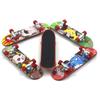 Creative Cute Mini Alloy Finger Skateboard Toys Home Decoration Ornaments Gift