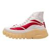 Li Ning We I Boot Paris Fashion Week Comfortable Versatile Non-Slip Lightweight High-Top Dad Shoes Men Sneaker White Red AGCP317-1