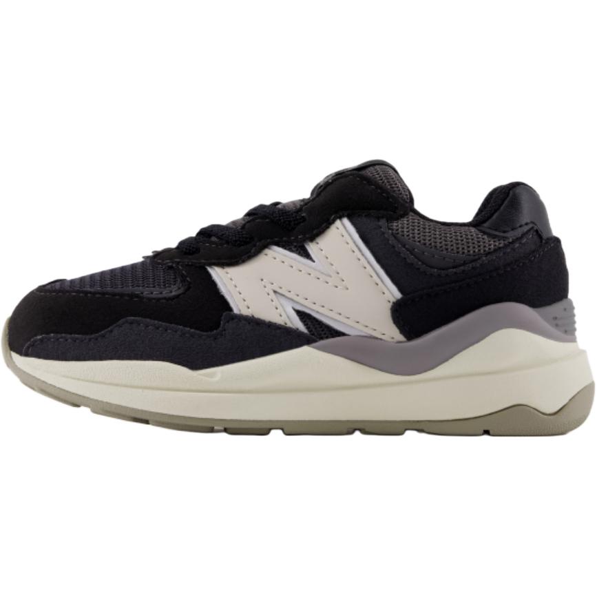 New Balance 57/40 Bungee Toddler Black Moonbeam Baby Sneakers IV5740RS 23.5
