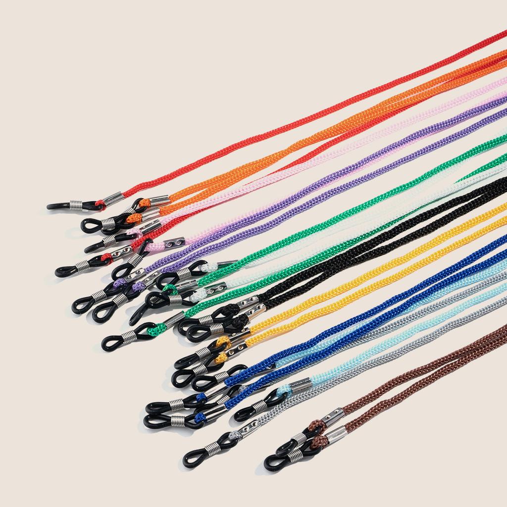 12Pcs/lot Multicolor Black Nylon Glasses String Cord Holder Sunglasses for Eyeglasses Lanyard Neck Rope Strap New