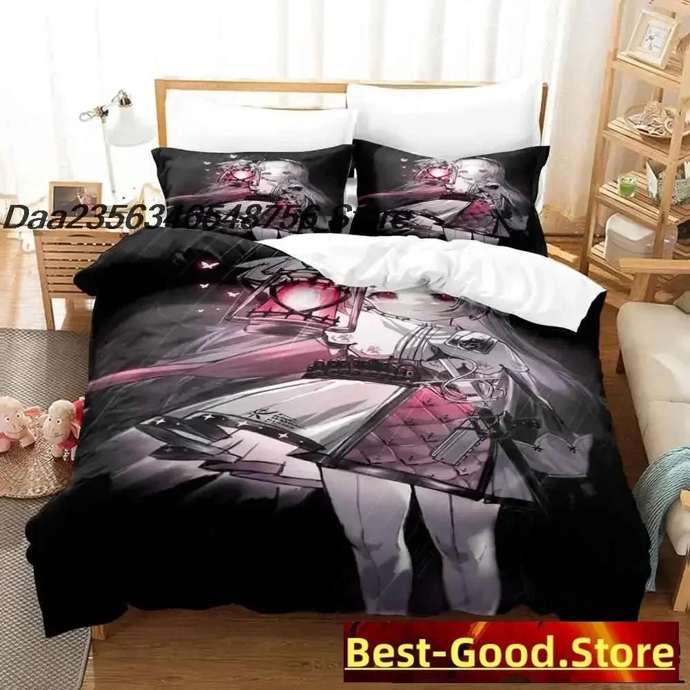 New Arknights Bedding Set Single Twin Full Queen King Size Bed Set Adult Kid Bedroom Duvet Cover Sets 3D Anime Bed Sheet Set