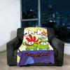 Süße Cartoon-Spiel-lustige O-Om N-Nom Decke Super Warm Bequem Plüsch Überwurfdecke Kind Zuhause Sofa Schlafzimmer Geschenk