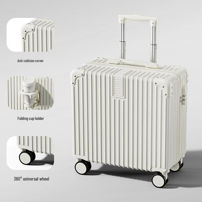 Lishun Retro Spinner Luggage 23.62 inches
