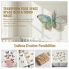 12Pcs Waterproof Butterfly Stickers Self Adhesive Ideal for Scrapbooking and DIY Projects