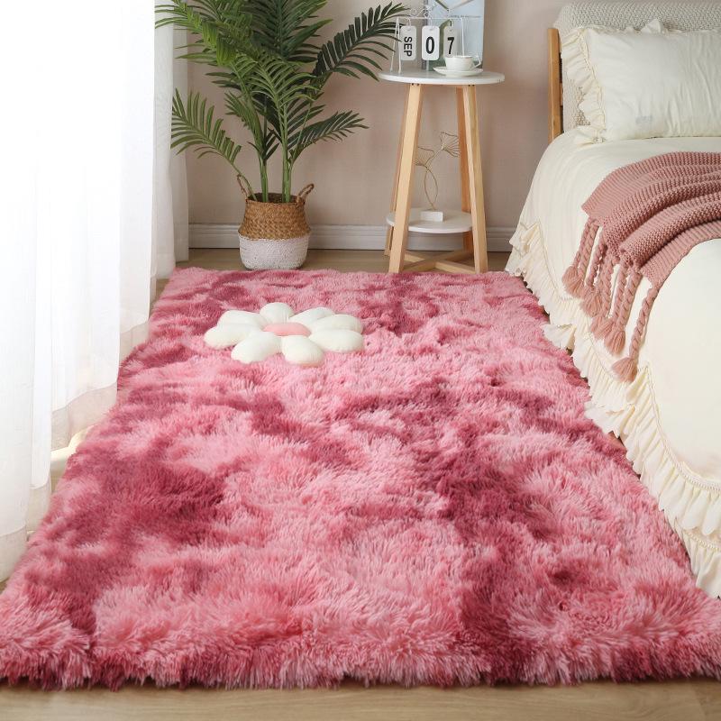 Plush Long Hair Bedside & Living Room Carpet