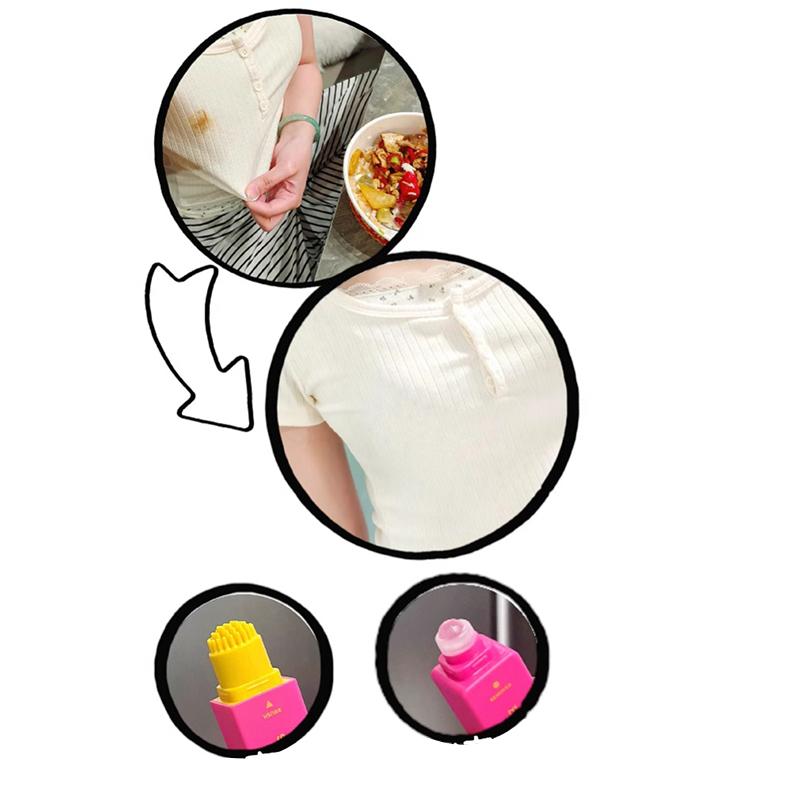 12Ml Portable No Wash Stain Remover Pens Portable Cleaning Brushes Clothes Instant Stain Remover Pens For Clothes And Fabric