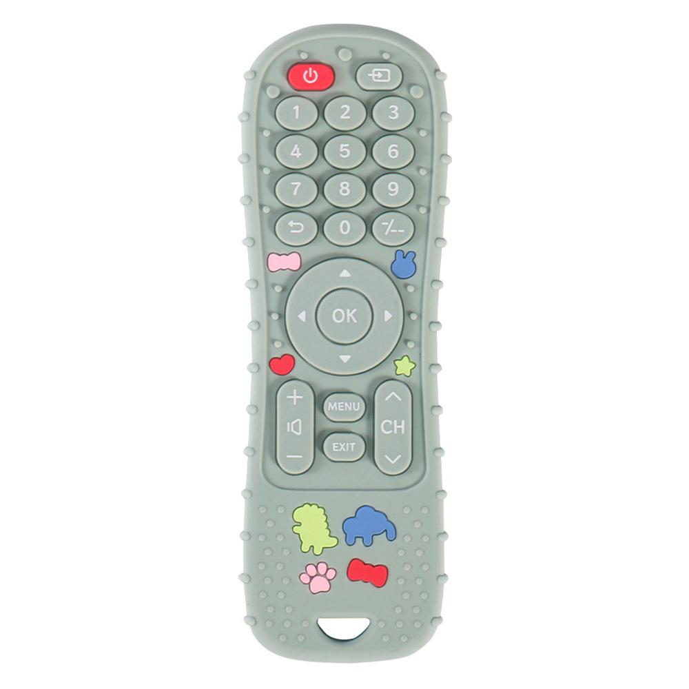 Uzaktan Kumanda Şeklinde Yumuşak Silikon Diş Kaşıyıcı Bebekler İçin İdeal Yumuşak Diş Çıkarma Oyuncağı Mükemmel Çocuk Bayramı Hediyesi