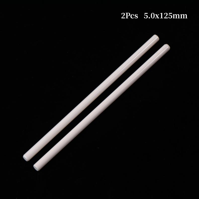 2 stk Keramisk Aksel Senkbar Pumpe Rotoraksel Solid Slitesterk Isolasjonsdeler Diameter 2,5 mm-6 mm Tilbehør