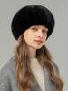 Luxury Women's Winter Bucket Hat Elegant Warm Fashion Real Mink Fur Cap for Casual Travel Cycling-Factory