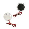 2pcs 150W Dome Tweeter 2 Way System High Sensitivity Silver Black Dome   Tweeter for Car   Systems