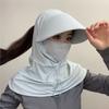 Cappello da Sole con Coulisse per Donna, Maschera Facciale con Protezione UV Estiva