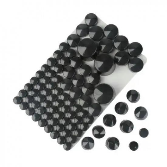 Motorfiets 87 stuks Chroom Zwart ABS Bout Dopjes Deksel Set Voor Harley Softail Twin Cam 1984-2006 2007-2013