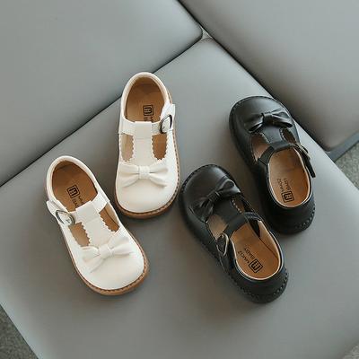 Zapato de Niña Zapatos Escolares Encantadores para Niños Zapatillas Antideslizantes Vestidos de Fiesta Zapatos de Cuero Zapatos Casuales de Moda para Niños Zapatos Niña