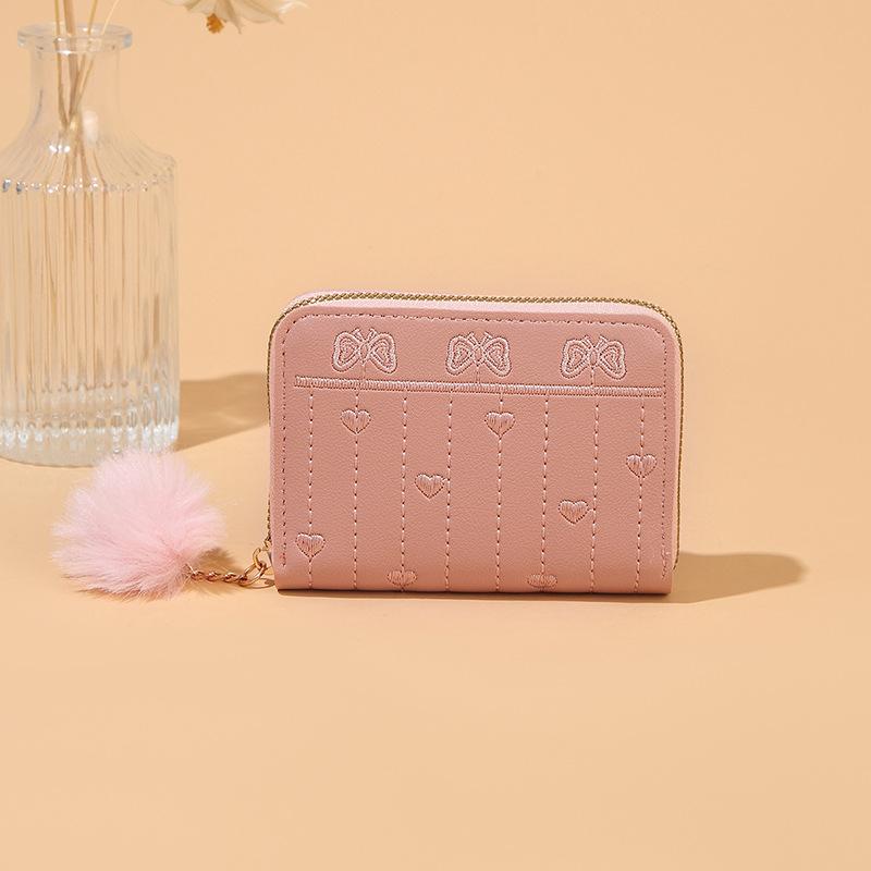 Wallet Women's Fashion Summer and Autumn New Personalized Hairball Hand Change Bag